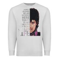 Dove Grey dearly beloved we are gathered here Premium Sweatshirt - artisFamous