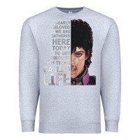 Heather Grey dearly beloved we are gathered here Premium Sweatshirt - artisFamous