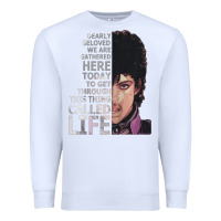 White dearly beloved we are gathered here Premium Sweatshirt - artisFamous