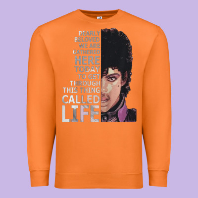 Dearly Beloved We Are Gathered Here Premium Sweatshirt Designed By Artisfamous