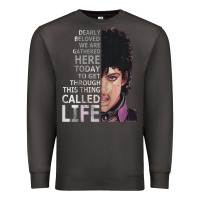 Smoke dearly beloved we are gathered here Premium Sweatshirt - artisFamous