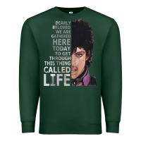 Sports Green dearly beloved we are gathered here Premium Sweatshirt - artisFamous