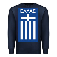 Navy greece national football Premium Sweatshirt - artisFamous