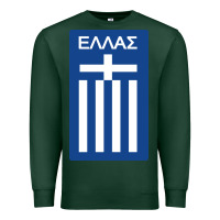 Sports Green greece national football Premium Sweatshirt - artisFamous