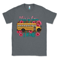 Charcoal Heather this is how i roll school bus Classic Tee - Artiststas