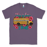 Lavender this is how i roll school bus Classic Tee - Artiststas