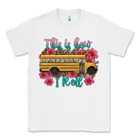 White this is how i roll school bus Classic Tee - Artiststas