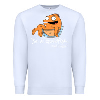 White be a goldfish ted losso Premium Sweatshirt - artisFamous