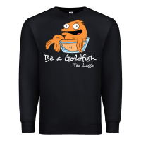 Black be a goldfish ted losso Premium Sweatshirt - artisFamous