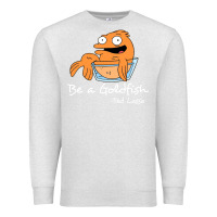 Oatmeal Heather be a goldfish ted losso Premium Sweatshirt - artisFamous