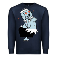 Navy The Jetsons funny robot cartoon Premium Sweatshirt - artisFamous