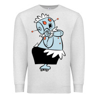 Oatmeal Heather The Jetsons funny robot cartoon Premium Sweatshirt - artisFamous