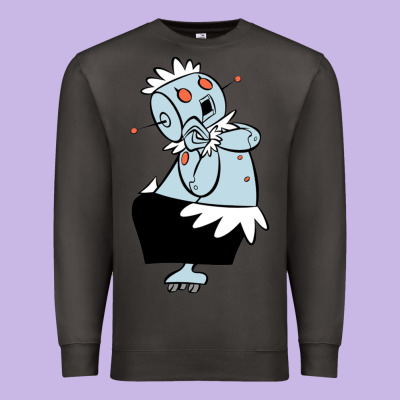 The Jetsons Funny Robot Cartoon Premium Sweatshirt Designed By Artisfamous