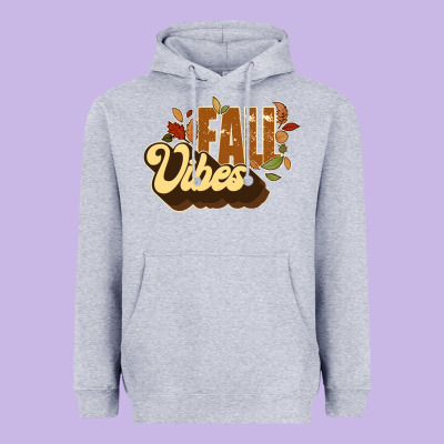 Fall Vibes Heavyweight Hoodie Designed By Jahusdesignshop