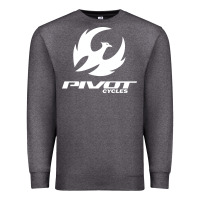 Charcoal Heather pivot cycles Premium Sweatshirt - artisFamous