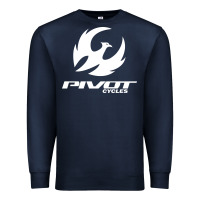 Navy pivot cycles Premium Sweatshirt - artisFamous