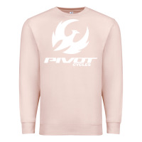 Pale Pink pivot cycles Premium Sweatshirt - artisFamous