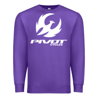 Purple pivot cycles Premium Sweatshirt - artisFamous