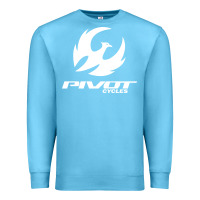 Ocean Blue pivot cycles Premium Sweatshirt - artisFamous
