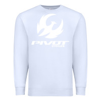 White pivot cycles Premium Sweatshirt - artisFamous