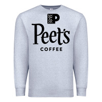 Heather Grey Coffee Art Premium Sweatshirt - artisFamous