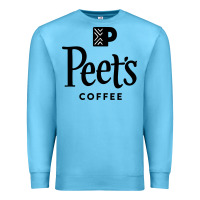 Ocean Blue Coffee Art Premium Sweatshirt - artisFamous