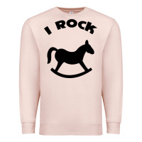 Pale Pink i rock funny Premium Sweatshirt - artisFamous