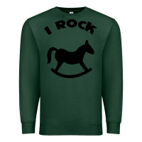 Sports Green i rock funny Premium Sweatshirt - artisFamous