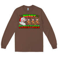 Chestnut Merry Christmas Long Sleeve Tee - CowhideDigitalArt