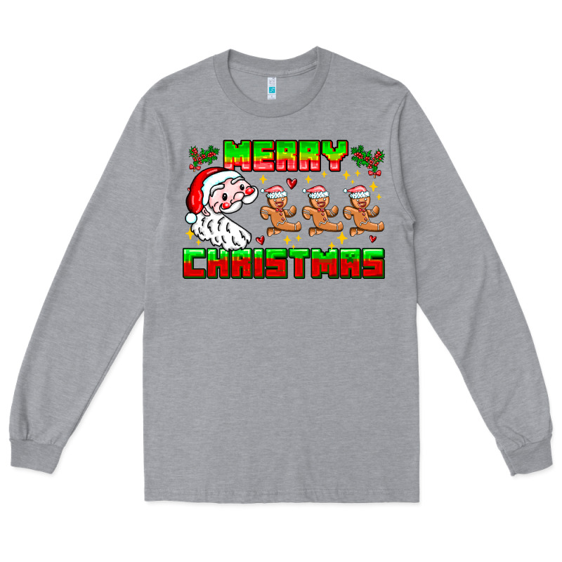 Merry Christmas Long Sleeve Tee by CowhideDigitalArt | Teevron