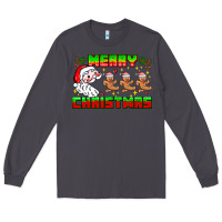 Smoke Merry Christmas Long Sleeve Tee - CowhideDigitalArt