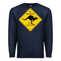 Navy no kangaroos in austria Premium Sweatshirt - artisFamous