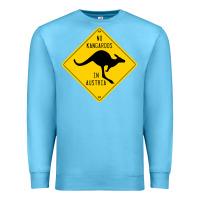 Ocean Blue no kangaroos in austria Premium Sweatshirt - artisFamous