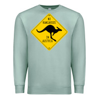 Seafoam no kangaroos in austria Premium Sweatshirt - artisFamous