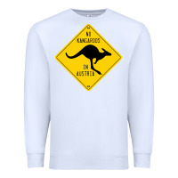 White no kangaroos in austria Premium Sweatshirt - artisFamous