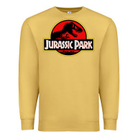 Antique Gold jurassicc park cartoon Premium Sweatshirt - artisFamous