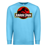Ocean Blue jurassicc park cartoon Premium Sweatshirt - artisFamous
