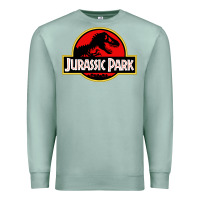 Seafoam jurassicc park cartoon Premium Sweatshirt - artisFamous