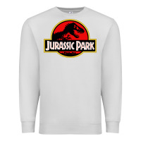 Dove Grey jurassicc park cartoon Premium Sweatshirt - artisFamous