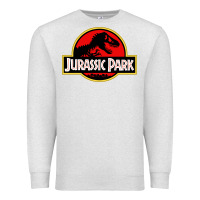 Oatmeal Heather jurassicc park cartoon Premium Sweatshirt - artisFamous