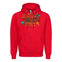 Red one thankful papa Zipper Hoodie - JahusDesignShop