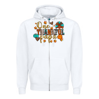 White one thankful papa Zipper Hoodie - JahusDesignShop