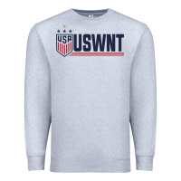 Heather Grey uswnt classic Premium Sweatshirt - artisFamous
