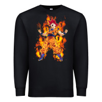 Black goku super sayan Premium Sweatshirt - artisFamous