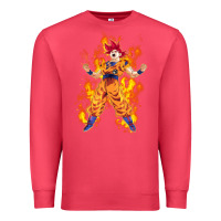 Cardinal goku super sayan Premium Sweatshirt - artisFamous
