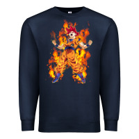 Navy goku super sayan Premium Sweatshirt - artisFamous