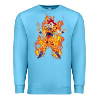 Ocean Blue goku super sayan Premium Sweatshirt - artisFamous