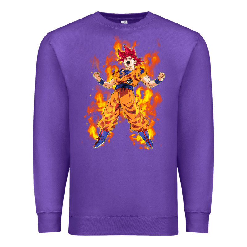 Goku Super Sayan Premium Sweatshirt by artisFamous | Teevron