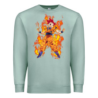 Seafoam goku super sayan Premium Sweatshirt - artisFamous