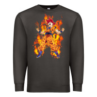 Smoke goku super sayan Premium Sweatshirt - artisFamous